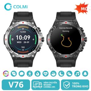 Đồng Hồ Thông Minh GPS COLMI V76 Màn Hình Ultra AMOLED 1.43 Inch Tích Hợp La Bàn Đo Độ Cao Gọi Bluetooth Theo Dõi Nhịp Tim Dành Cho Nam