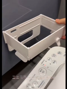 Wall Mounted Simple Foldable Household Garbage Bag Rack Cabinet Door Storage Garbage Bag Holder