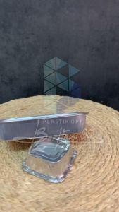 Wadah Aluminium Foil Tray Persegi Panjang & Tray Aluminium Isi 25