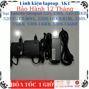 Sạc laptop Lenovo Ideapad 520 530S 520-15IKB 520-15IKB-80YL 520S-14IKB-81BL 530S-15IKB 530S-14IKB 530S-14ARR- Sạc 20V-2.25A/3.25A-45W/65W chân 4.0*1.7mm