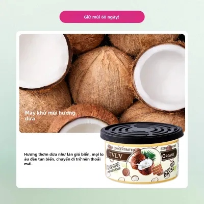 Sáp Thơm Ô Tô Đa Hương Vị Lưu Hương Lâu Dạng Kem Mùi Chanh Tạo Hương Thơm Cho Xe Hơi
