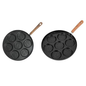 Winnereco Multi-Hole Egg Frying Pan with Nonstick Coating Easy to Use and Clean Ideal for Busy Home Kitchens