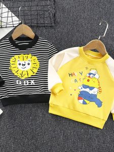 Develvet Baby Winter Clothes Kids Overcoat Spring & Fall Girl Sweatshirt Baby Autumn Clothing Clothes Autumn and Winter Boys Cartoon Western Style
