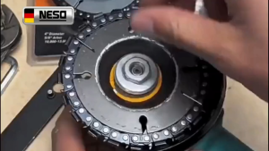 NESO German Tools Wood Carving Disc Mata gergaji rantai 4" (COD) / Disc Chain Saw Angle Grinder Mata Gerinda Chain Saw Pahat Geraji 7T/22T