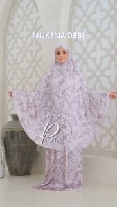 Pusat Mukena Indonesia: Mukena Dewasa Laser Cut Premium Silk Debi