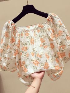 เสื้อเบลาส์ชีฟองแขนกุดผู้หญิงสุดชิคจากแบรนด์แท้ ลดราคาช่วงฤดูร้อน ราคาพิเศษพร้อมปกตัวอักษรเดียวอันเป็นเอกลักษณ์