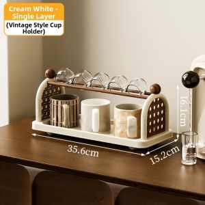 Vintage Style Storage Rack Large Capacity Open