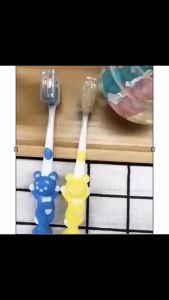 Bàn chải đánh răng trẻ em hình thú AMI siêu cute cho bé vệ sinh răng miệng