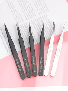 Kẹp Dẹt Đầu Nhọn Bằng Thép Không Gỉ Dài Kẹp Dẹt Hình Chữ U Cong Chống Tĩnh Điện Đồ Dùng May Vá Chuyên Dụng Để Sửa Chữa