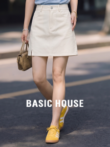 Basic House | Beautiful A-Line Denim Mini Skirt