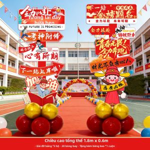 HUANGLISHI | Trang Trí Bảng KT Bằng Bóng Khích Lệ