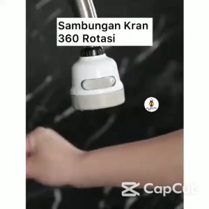 Sambungan Kran Air 2 Mode Turbo Sambungan Kran Air Fleksibel Filter Air Anti splash