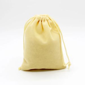 Bộ 50 Nhiều Kích Cỡ Khác Nhau Nhiều Màu Sắc Túi Nhung Cho Đám Cưới Ủng Hộ Trang Sức Bao Bì Màn Hình Hiển Thị Dây Rút Túi Quà Tặng Thân Thiện Với Môi Trường