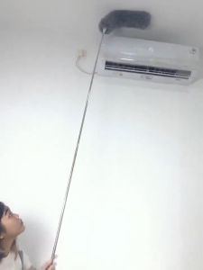 HOUGUO 2.8 Meter Kemoceng Microfiber 280cm Tarik Tekuk Panjang Alat Pembersih Langit-Langit Rumah Bisa Di Tekuk Kemoceng Panjang