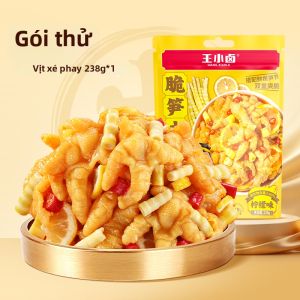 WANG XIAOLU | Món Ăn Vặt Chân Gà Xương Nhựa Với Măng Giòn 238g