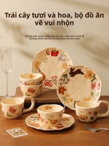 Cute Retro Ceramic Bowl Set