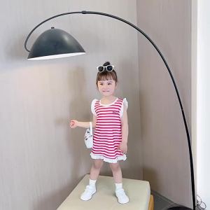 👧ชุดเจ้าหญิงเด็กหญิงฤดูร้อนของใหม่ปี2025ลายทางน่ารักเดรสเสื้อกล้ามชุดกระโปรง🔥โปรโมชั่นส่งฟรี✨