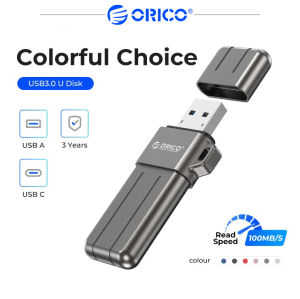ORICO 100เมกะไบต์/วินาที USB3.2 Gen1แฟลชไดรฟ์32GB 64GB 128GB 256GB โลหะ U DiskPendrive สำหรับ Type-C USB A