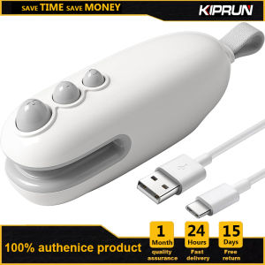KIPRUN Mini Bag Sealer 2 in 1 Sealing & Cutting Heat Sealer with Cutter Type-C Rechargeable Bag Sealer Handheld Heat Sealer Machine with Magnetic Sealing Machine for Chip Bags Plastic Bag
