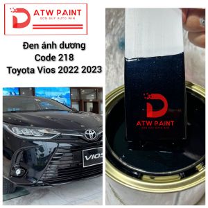 Màu đen 218 toyota vios 2022 2023 - Sơn auto lacquer 1k - Lon 500g
