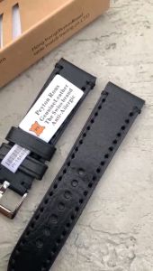 Strap tali jam tangan kulit import payton rous hitam