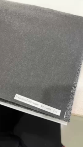 ผ้าวีราเน่ แบบแข็งมีกาวสีดํา (1080HFB) 1 ม้วน วีราเน่ กระดาษรองปัก ผ้ารองปัก Hard Type Nonwoven BNV