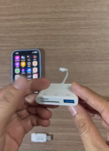 Cáp Chuyển Đổi ai_phôn Lightning 3in1 đọc thẻ nhớ USB dành Cho ai_phôn IOS 13