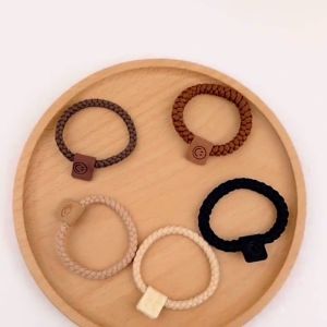 1pcs High Elastic Rubber Band Hair Rope Scrunchies Rubber Band with Smiley Face