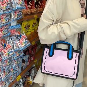 Komi Sling Bag - Tas Selempang Kartun 3D Komik Style Import SB007