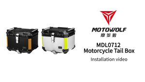Top Box Motowolf Box Motor Touring Almunium Alloy Premium Original