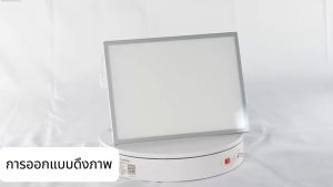 ปรับปรุงร้านค้า LED ระดับร้าน กรอบไฟเมนูอาหาร A4/A3/A2 แผงกระจกนิรภัย จัดส่งหลายมูม