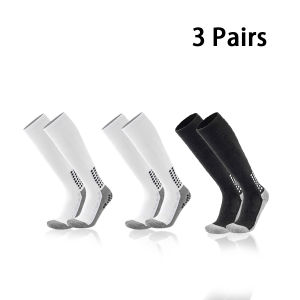 1 Pair/3Pairs Long Socks  Adhesive dots at the Bottom Yoga Socks Compression Socks Leg-Shaping Women