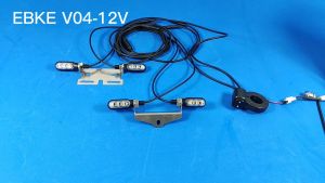 EBKE Electric Bicycle Ebike Turn Signal V04 12V or 36V 48V 52V 72V Waterproof Cable LED Flashing