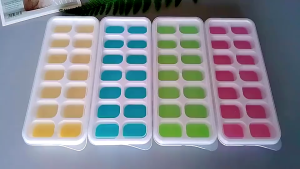 Silicone Ice Cube Tray 14 Grid – Square Ice Mold for Making Cold Drinks Kitchen & Bar Accessories