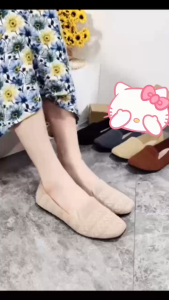 HOU Korean Fashion Women Doll Shoes Flat Shoes Daily Loafers A-27 (35-40)