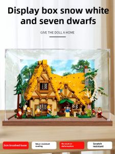 Applicable to Lego 43242 Snowyprincess and Seven Dwarfs Fairy Tale Forest Cottage Model Storage Display Box