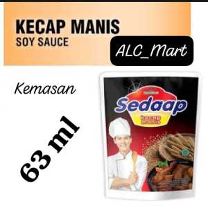 Kecap sedap Manis kemasan 63 ml ( 10 sachet )