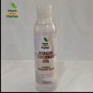 Mark and Marias Virgin Coconut Oil (VCO) 100ml | 100% Pure Cold-Pressed Coconut Oil | Food and Cosmetic Grade | Natural Moisturizer for Hair Skin & Body | Multi-Purpose Massage Oil | Daily Wellness & Cooking Oil | Premium Quality Coconut Oil | Daily Use
