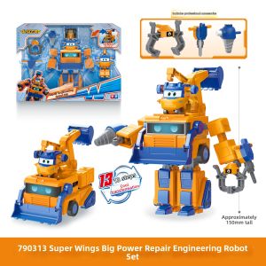 AULDEY | Transformable Robot Car Super Wings Toy Boys