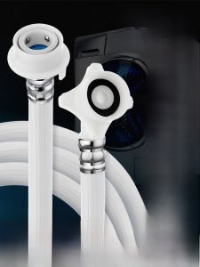 Automatic Washing Machine Water Inlet Extended Hose Connector PVC Soft Pipe Universal Lengthened Drain Pipe Fitting Accessory