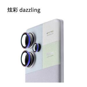 Aluminum Alloy Camera Lens Protective Ring for Xiaomi Redmi Note 14 13 pro plus Eagle Eye Metal Lens Protection Cover Explosion Proof Glass Film
