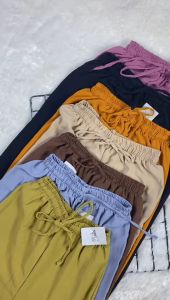 Celana Kulot Adela Highwaist Tali Crinkle Premium
