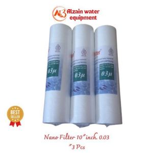 Sediment filter air catridge/ Spun/ Penjernih air NANO FILTER 10 inch 0.3 micron (AL309)