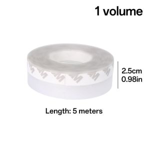 20M Door Window Gap Bottom Seals Windproof Waterproof Cockroach-Proof Rubber Strips Soundproof Self-Adhesive Seals For Glass Door Edges