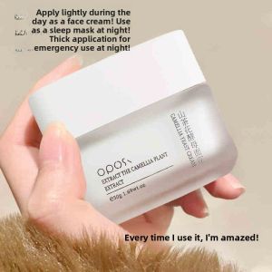 Yeast Tea Flower Moisturizing Cream Womens Skincare Hydrating Nourishing for Late Nights Improving Dryness Student Friendly