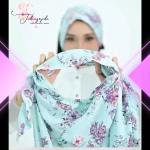 INSTANT SHAWL CORAK WITH INNER TUTUP DADA 33 CORAK TUDUNG INSTANT CORAK HIJAB INSTANT CORAK BY TUDUNG SYEDA.