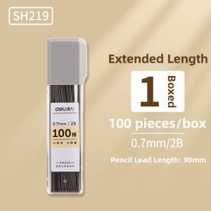 deli | Continuous Strong Student HB 2B Lead Core Universal Fit Automatic Pencil Leads