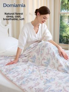 DOMIAMIA | Cooling Summer Blanket Lyocell Machine Washable