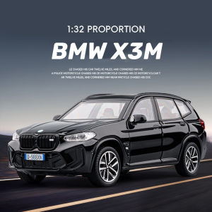 1:32 Scale BMW X3M Alloy Car Model Diecast Car Sound Light Car Lovers Collection Kids Birthday Gift Metal Boys Toys
