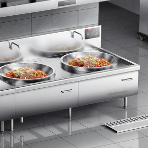 DEMASHI | High Power Commercial Electromagnetic Cooker Double Burners